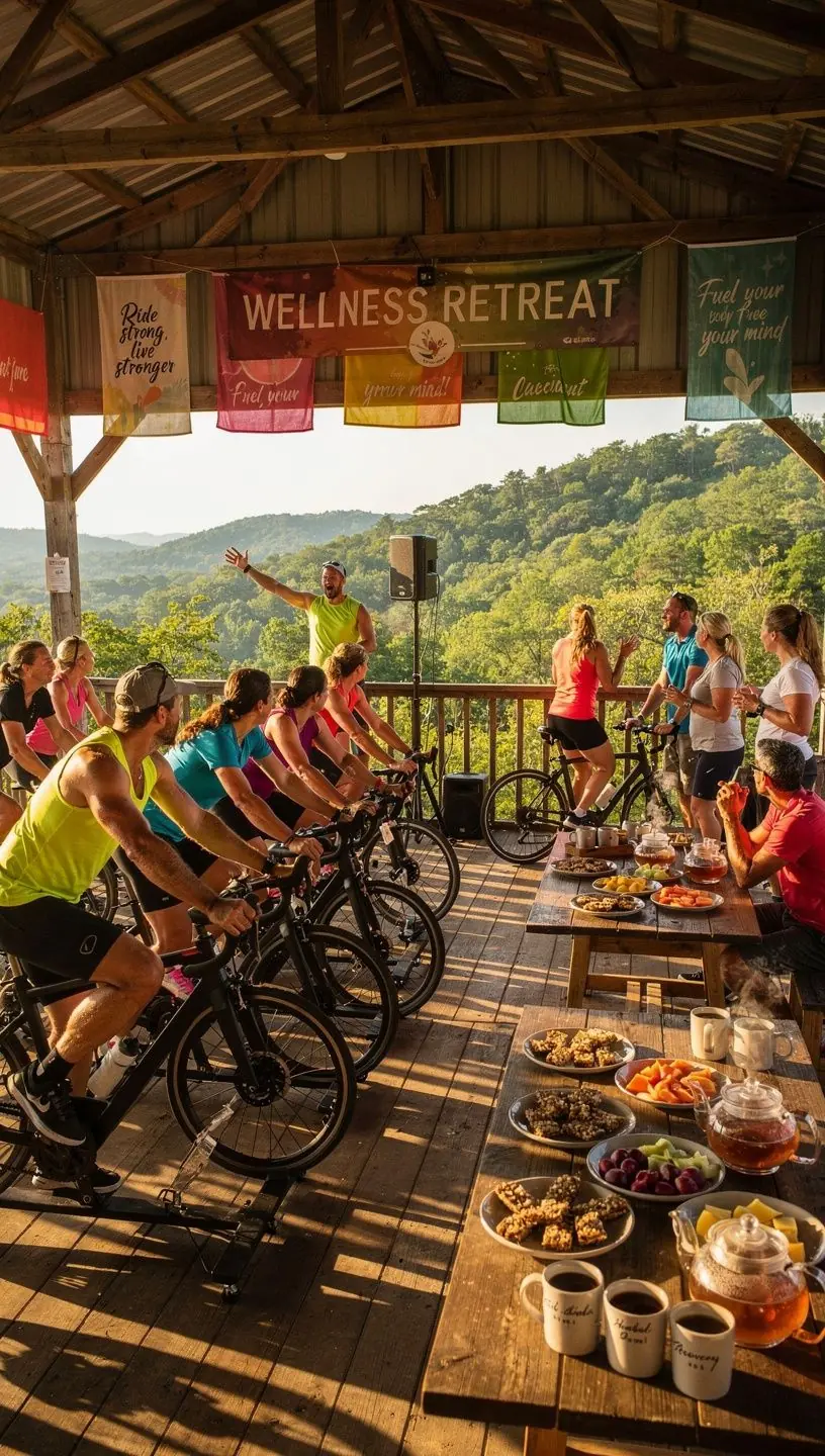 Taza de té de hierbas humeante sobre una mesa de madera, rodeada de ingredientes naturales como cúrcuma y semillas.