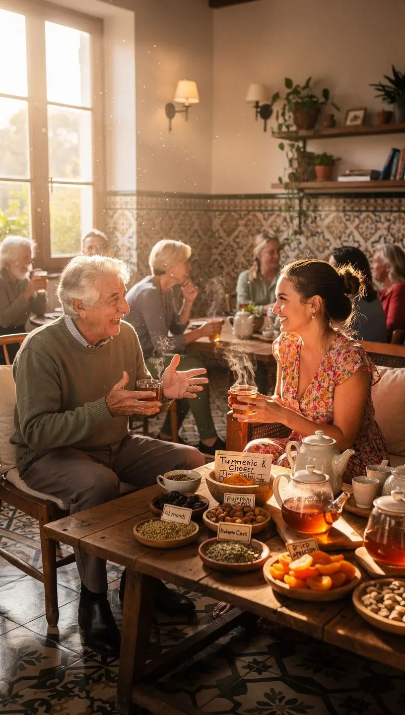 Bolsas de frutas y verduras frescas en un mercado local, destacando la importancia de la alimentación saludable.